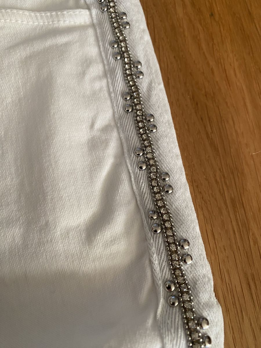 Pantaloni: Shorts Grösse 36 Weiss mit Strass Steinen – Nuovo (secondo la descrizione) da Uetikon am See venduto da lexus2008 2