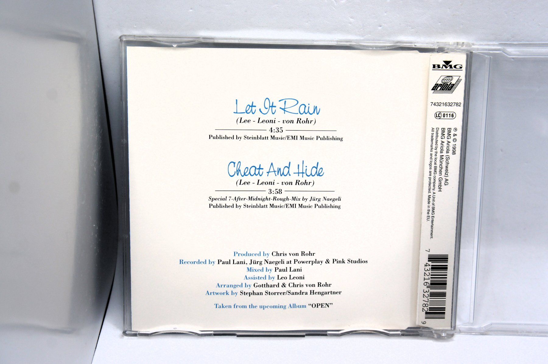CD: Single CD: Gotthard – Let It Rain – Usato da Ernetschwil venduto da luisvonerni 1