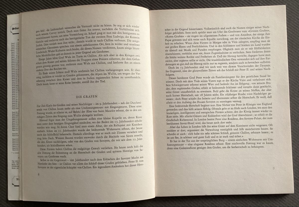 Bücher: Schloss Chillon Heft – Gebraucht aus Reinach BL von Linda013 6