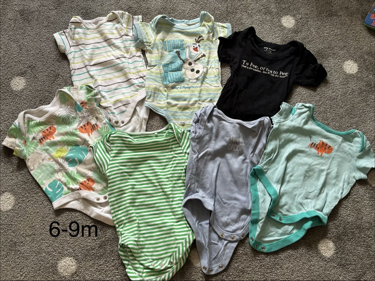 Lotti & Set di vestiti: Baby Bodysuits Set 7 pcs 6-9m – Usato da Torny-le-Grand venduto da Pannybaba
