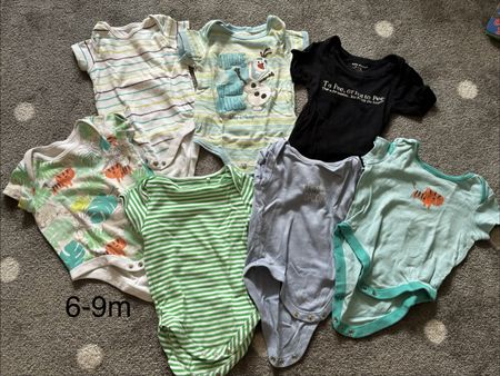Baby Bodysuits Set 7 pcs 6-9m