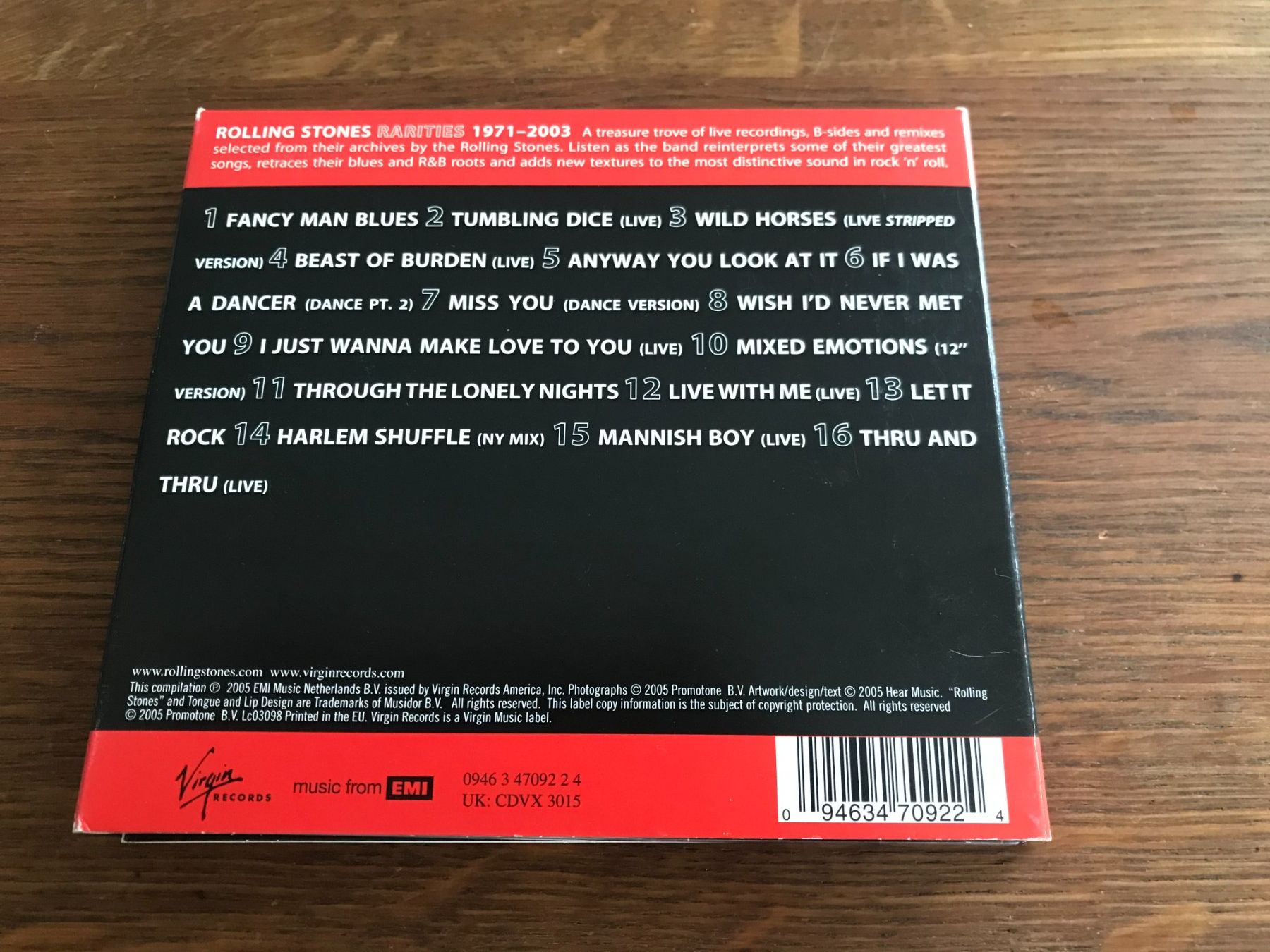 CD: ROLLING STONES -  Rarities 1971-2003 – Usato da Buchs AG venduto da Archie 3
