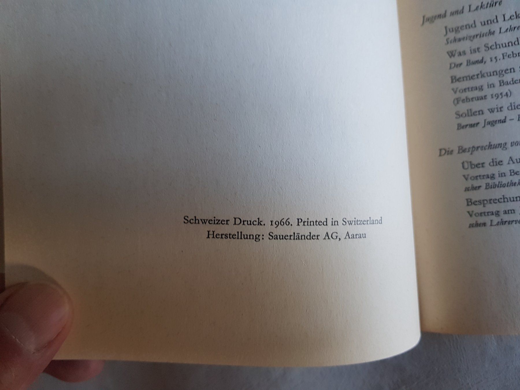 Bücher: Hans Cornioley - Beiträge zur Jugendbuchkunde - 1966 – Gebraucht aus Walterswil BE von Lonitti 4