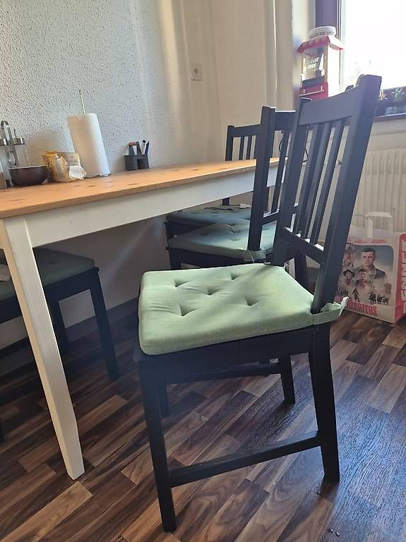 Sedie: 4 black dining chairs  set or individually – Usato da Zürich venduto da sof_pz8l 4