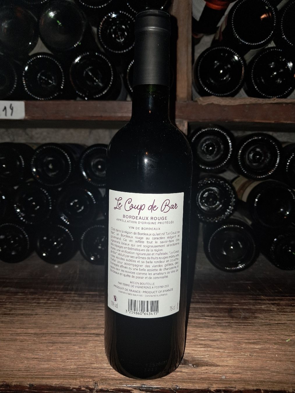 Wein: Le coup de bar bordeaux rouge 2024 – Neu und originalverpackt aus Le locle von juliensaran 2