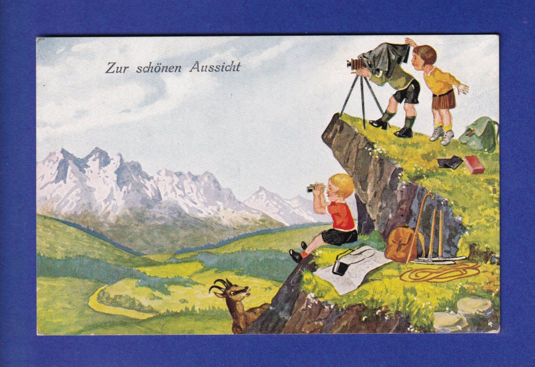Cartoline postali: ENFANT - Excursion – Usato da Pully venduto da nicecards-shop