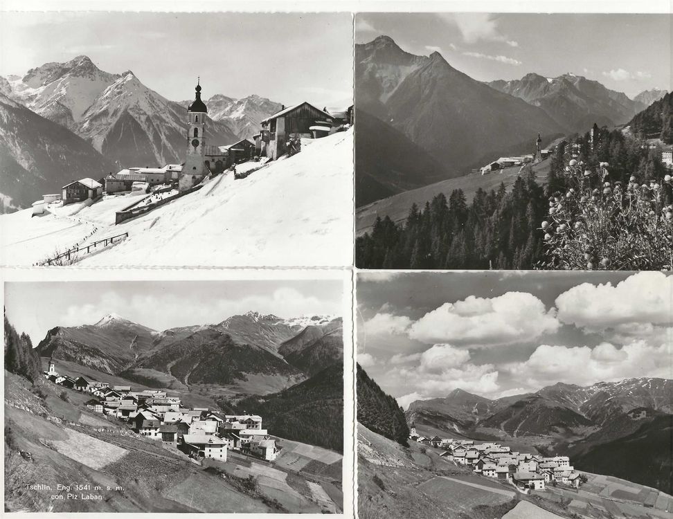 Tschlin GR Engadin 4 AK 60er Jahre alle sehr gut erhalten (Neu (gemäss ...