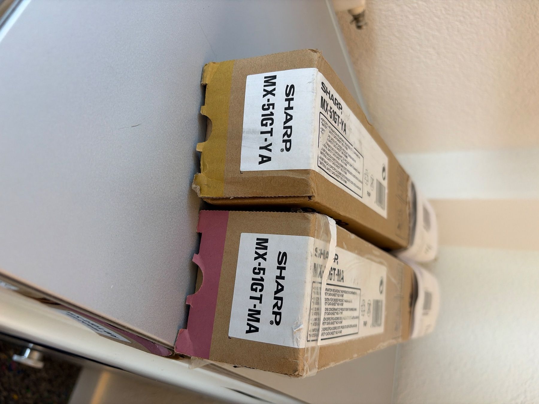 Sharp Cartucce per stampanti & toner: SHARP-Druckerpatrone, Yellow & Magenta – Nuovo e nell'imballaggio originale da Subingen venduto da Rohnag 1