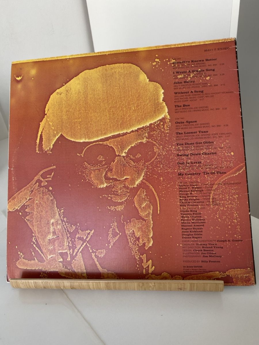 Vinyles: Billy Preston - I Wrote A Simple Song – D'occasion à Zürich par markus234 2