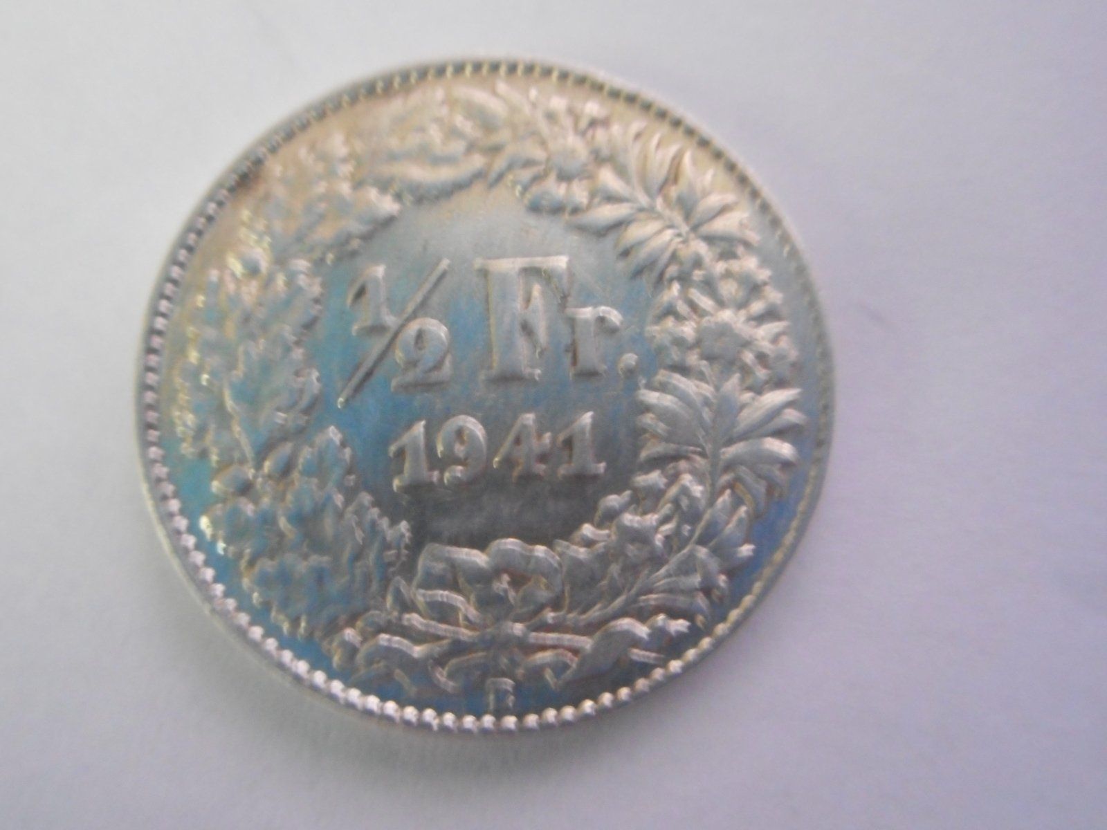 Tutti le monete: 50 Rp. 1941 silber  gute Erhaltung – Usato da Kriegstetten venduto da pizlad2010