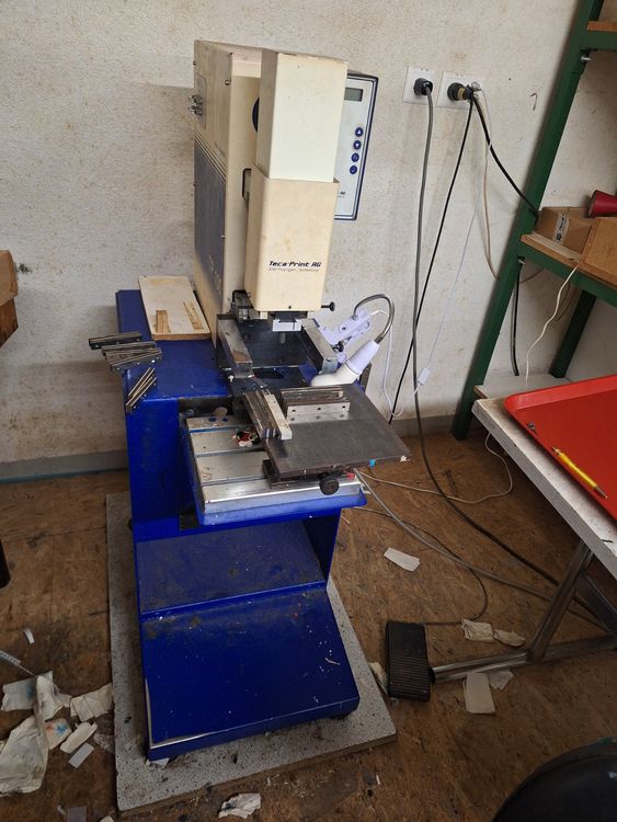 Tampondruck Maschine TP 100 Teca-Print Thayngen CH Siebdruck (Gebraucht ...