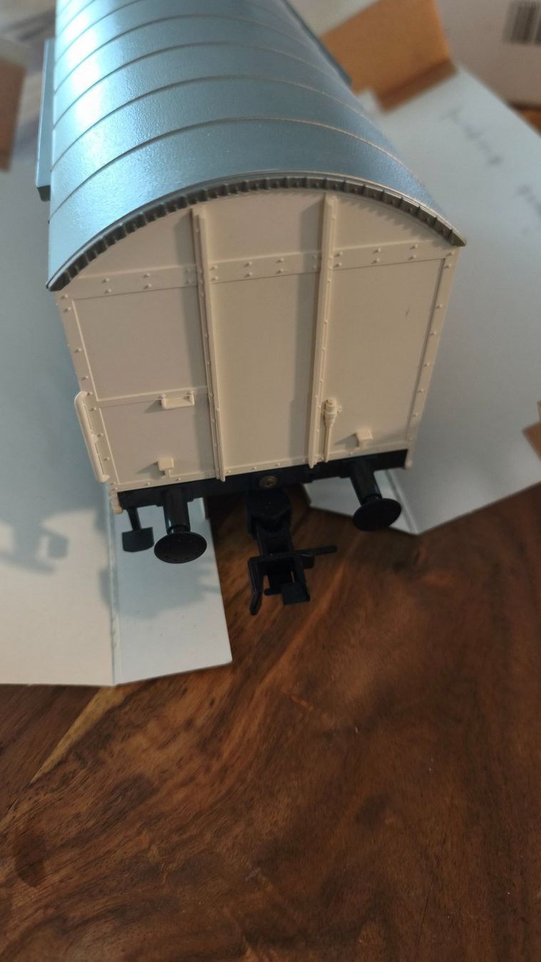 Märklin Modellini di ferrovie: Märklin 5846 Gedeckter Güterwagen Steiff – Usato da Fischbach LU venduto da Winnibaer 3