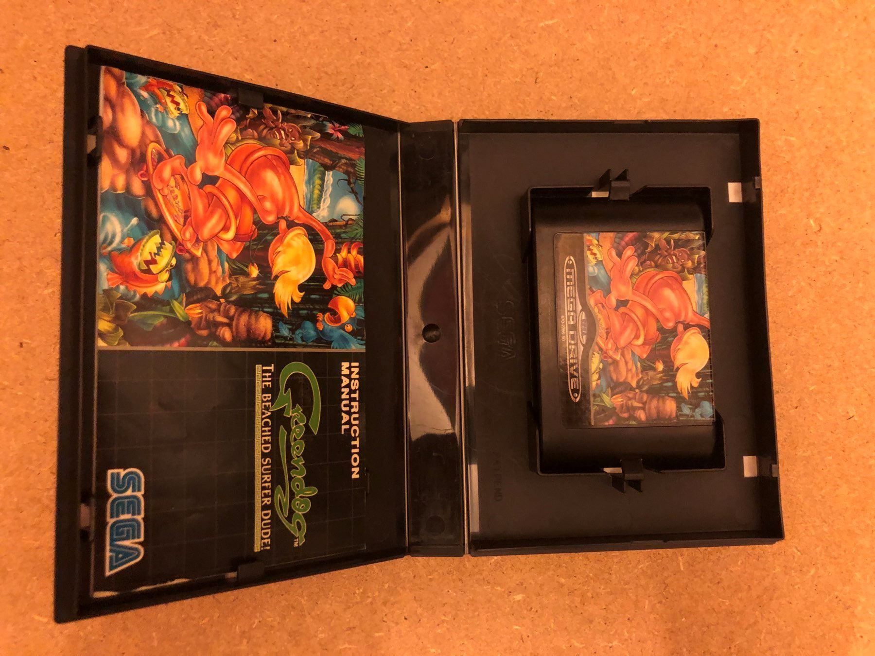 Sega Spiele: Greendog für Sega Mega Drive – Gebraucht aus Kestenholz von Mad18 2