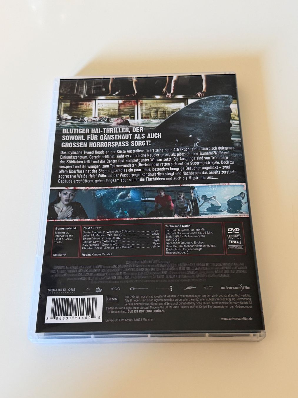Tutti i DVDs: Bait - Haie im Supermarkt. DVD – Usato da Altstätten SG venduto da sheamus 1