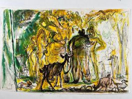 Pierre Parsus (1921-2022) Lithographie handsigniert