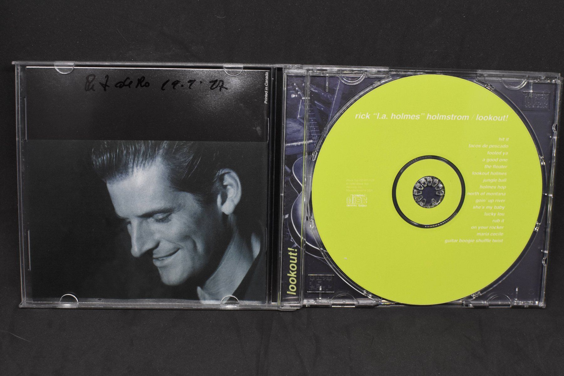 CD: Rick "L.A. Holmes" Holmstrom - Lookout – Usato da Belmont-sur-Yverdon venduto da ag97 1