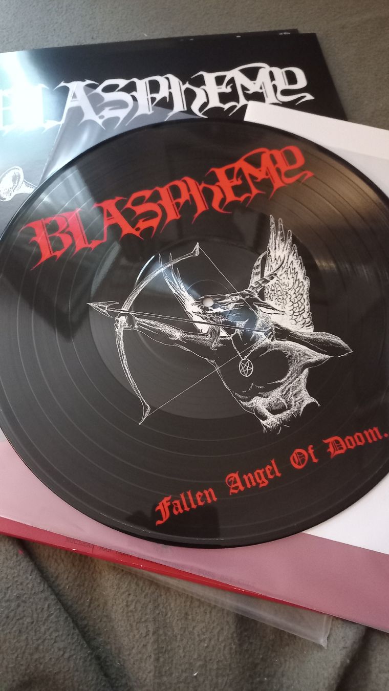 Dischi in vinile: Blasphemy - Fallen/BLACK WINDS - LP Picture Disc BLACK METAL – Usato da Olten venduto da Donatello1984 4