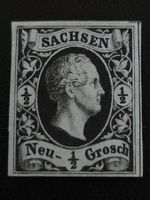 Sachen Mi-Nr.3 ungebraucht Gutes Erhaltung Seltene Exemplar
