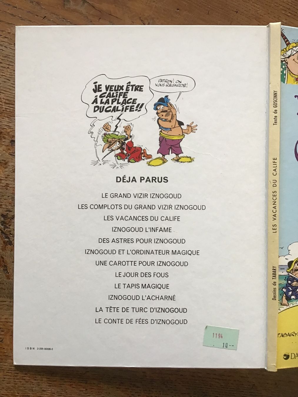 Fumetti: Iznogoud Les vacances du calife – Usato da Fully venduto da Ruby97 6