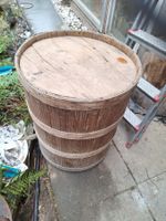 Holzfass🤩 mit Metall Einlage