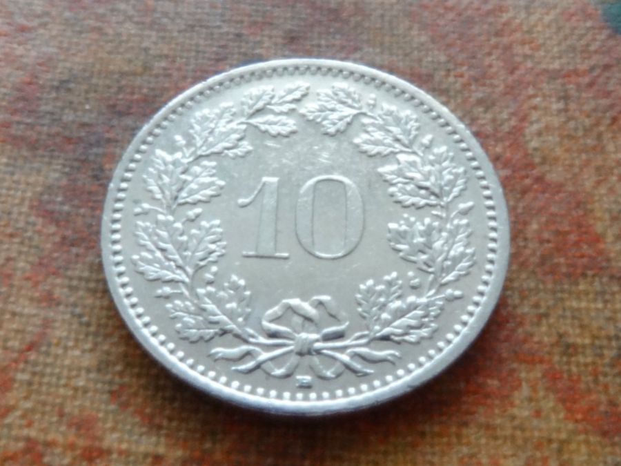 Alle Münzen: 10 Rp. 1998 – Gebraucht aus Romanel-sur-Lausanne von Swift13 1