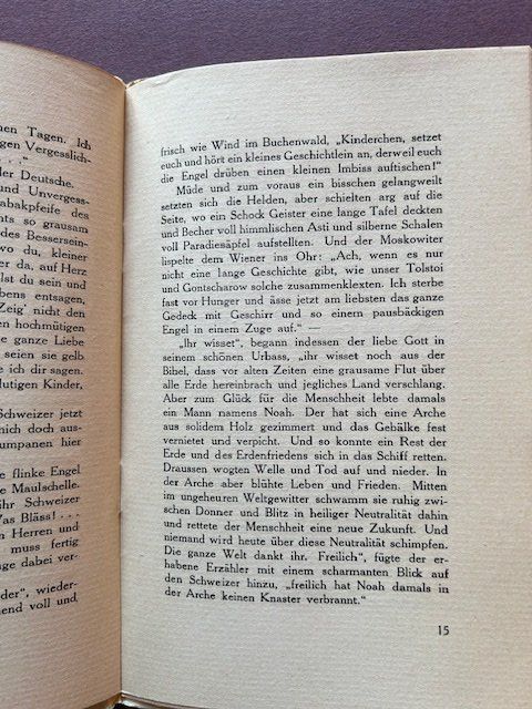 Libri: Heinrich Federer, Unser Herrgott und der Schweizer, EA – Usato da Bern venduto da oregonzwei 4