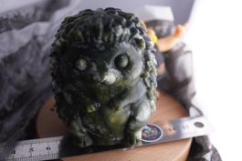 Jade Nephrit  Top Igel    80mm x  70mm