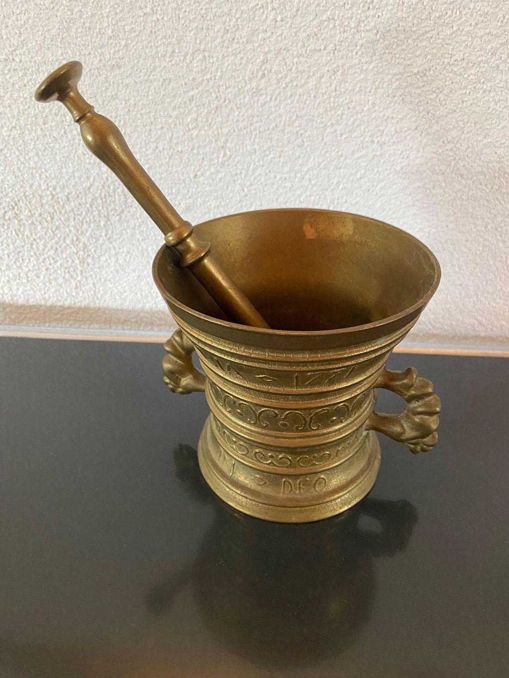 Sonstiges für das Kochen & Backen: Vintage Messing Mörser mit Stössel – Gebraucht aus Altstätten SG von mhu_k9gj 1