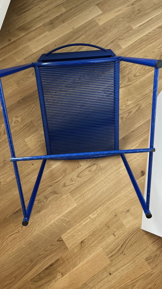 Sedie: 3 Stück Alias Stühle blau – Usato da Horw venduto da MaBu64 4