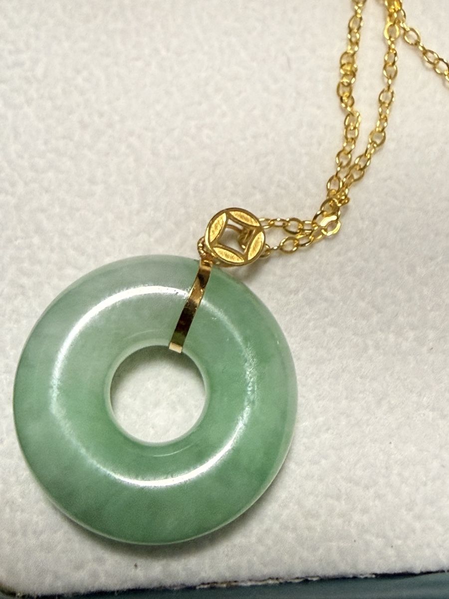 Ketten: Birmanische Jadeite Kette – Neu (gemäss Beschreibung) aus Oberhof von RealStone 5
