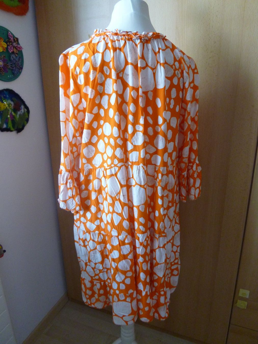 Kleider: orange Long Bluse / Kleid TANTRA  Gr. L – Gebraucht aus Dättlikon von Mamakuga 4