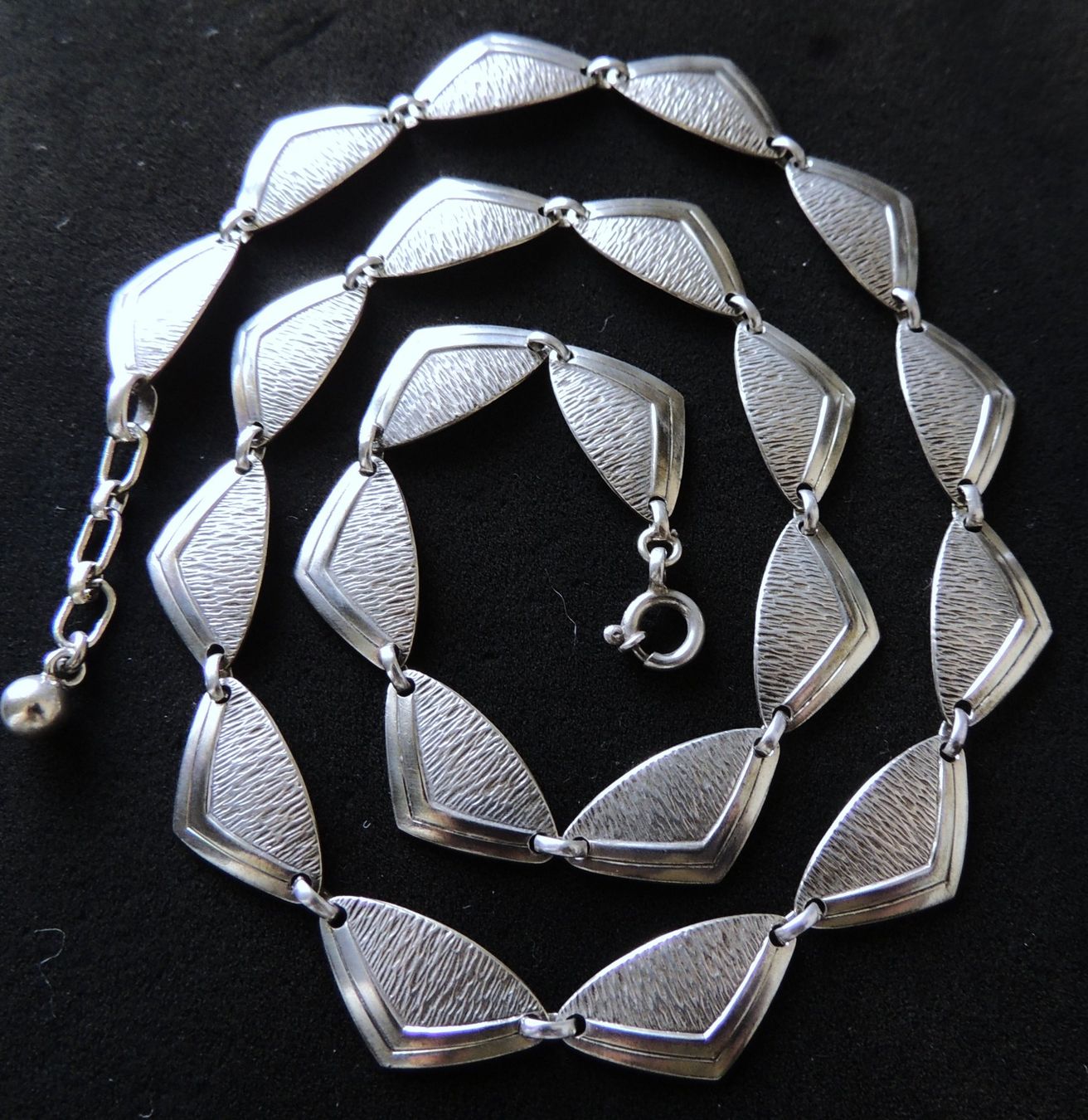 Catenine: Art Deco Silber 800 Halskette – Usato da Waldenburg venduto da schaller707 1