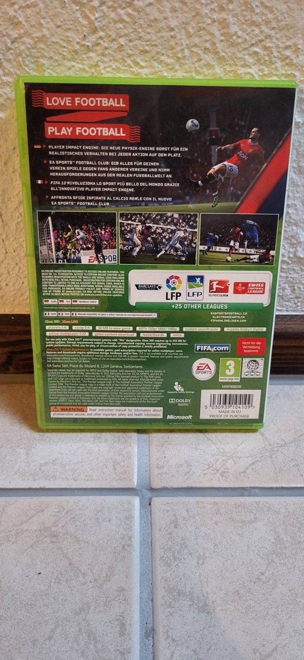 Microsoft Giochi: Xbox 360 Spiel - Fifa 12 – Usato da Münsingen venduto da Heroism2010 1