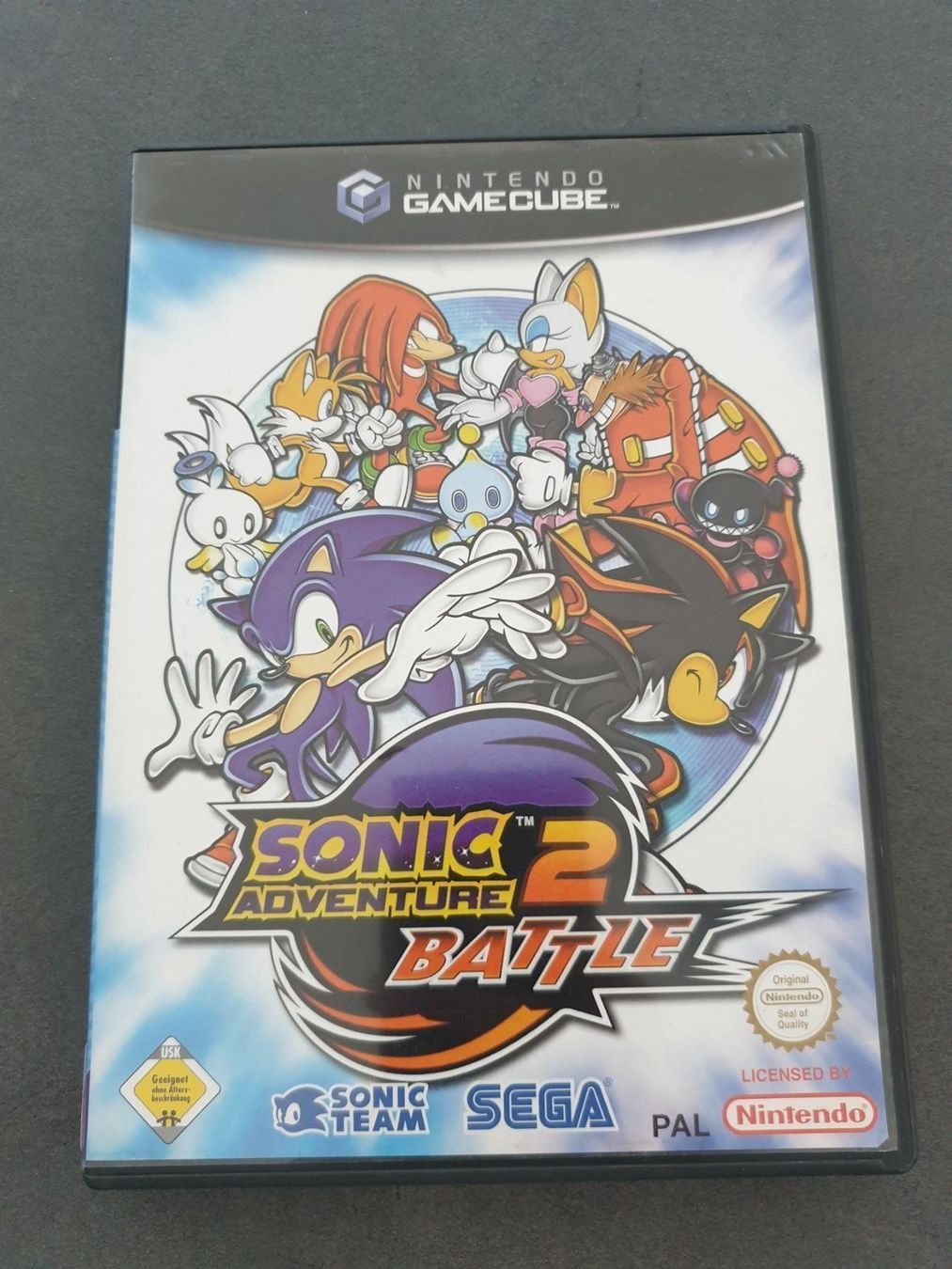 Nintendo Spiele: Sonic Adventure 2 Battle Case + Manual Gamecube – Gebraucht aus Füllinsdorf von