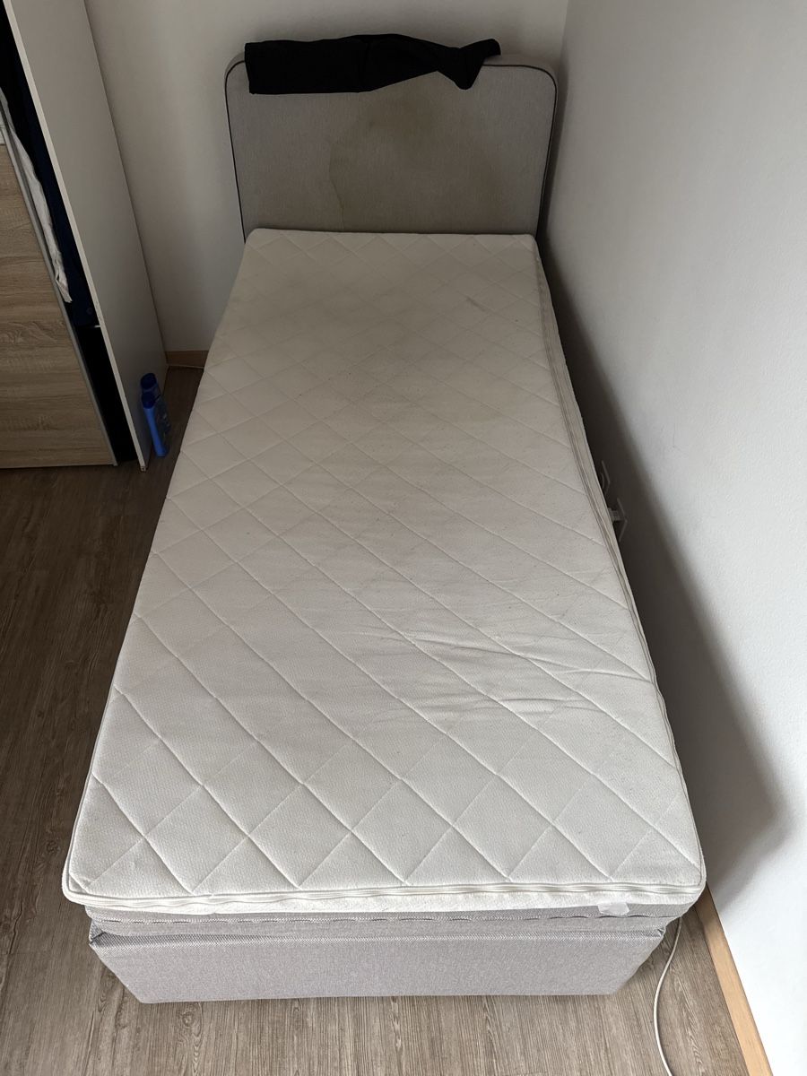 Betten: Boxbett 90x200 cm Hellgrau inkl. Matratze & Topper – Gebraucht aus Uznach von Leonid_cr7 2