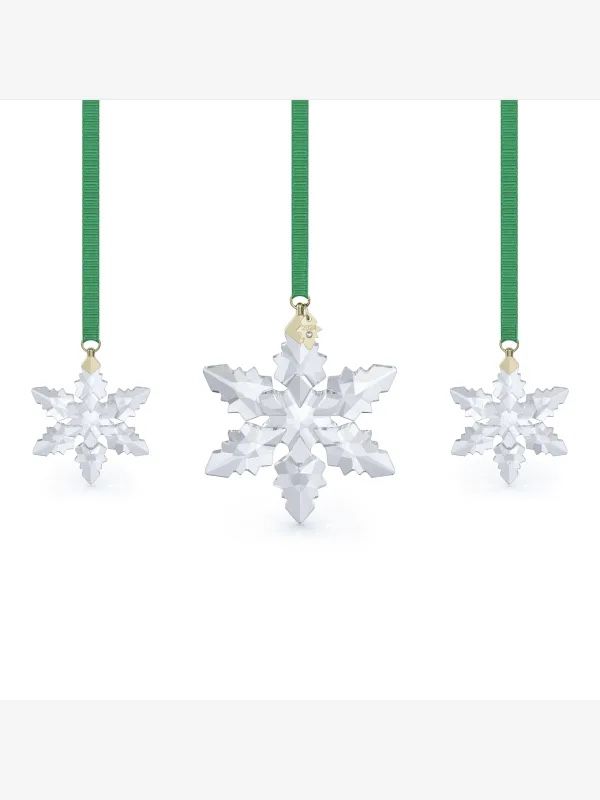 Swarovski Tutte le decorazioni: Swarovskistern Ornament 3-er Set 2024 – Nuovo e nell'imballaggio originale da Wil SG venduto da Sissi..79..
