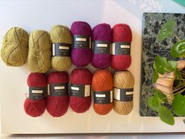 Isager Alpaca 1 Konvolut - 11 Knäuel - 100 Prozent Alpak