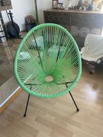 Grüne Akapulko Hängesessel mit Untergestell, Sommertraum ☀️