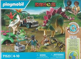 PLAYMOBIL  DINOS 71523 CAMPO BASE CON DINOSAURI  new