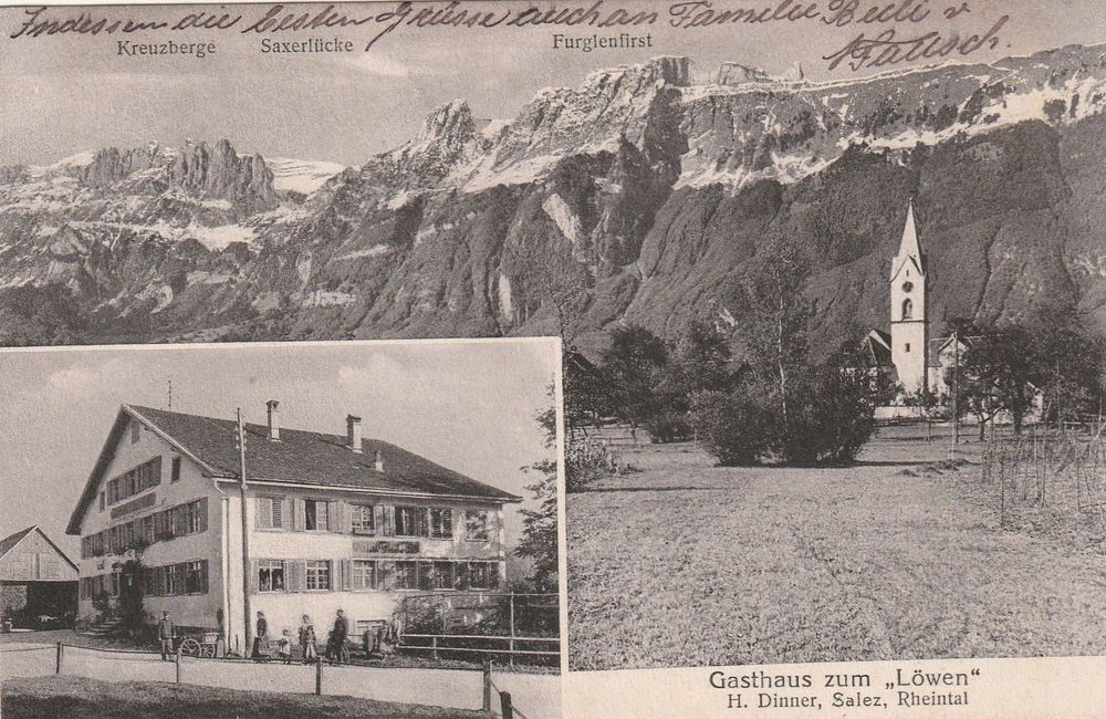 Salez 2-bildrig mit Gasthaus Löwen (Gebraucht) in Rorschacherberg für ...