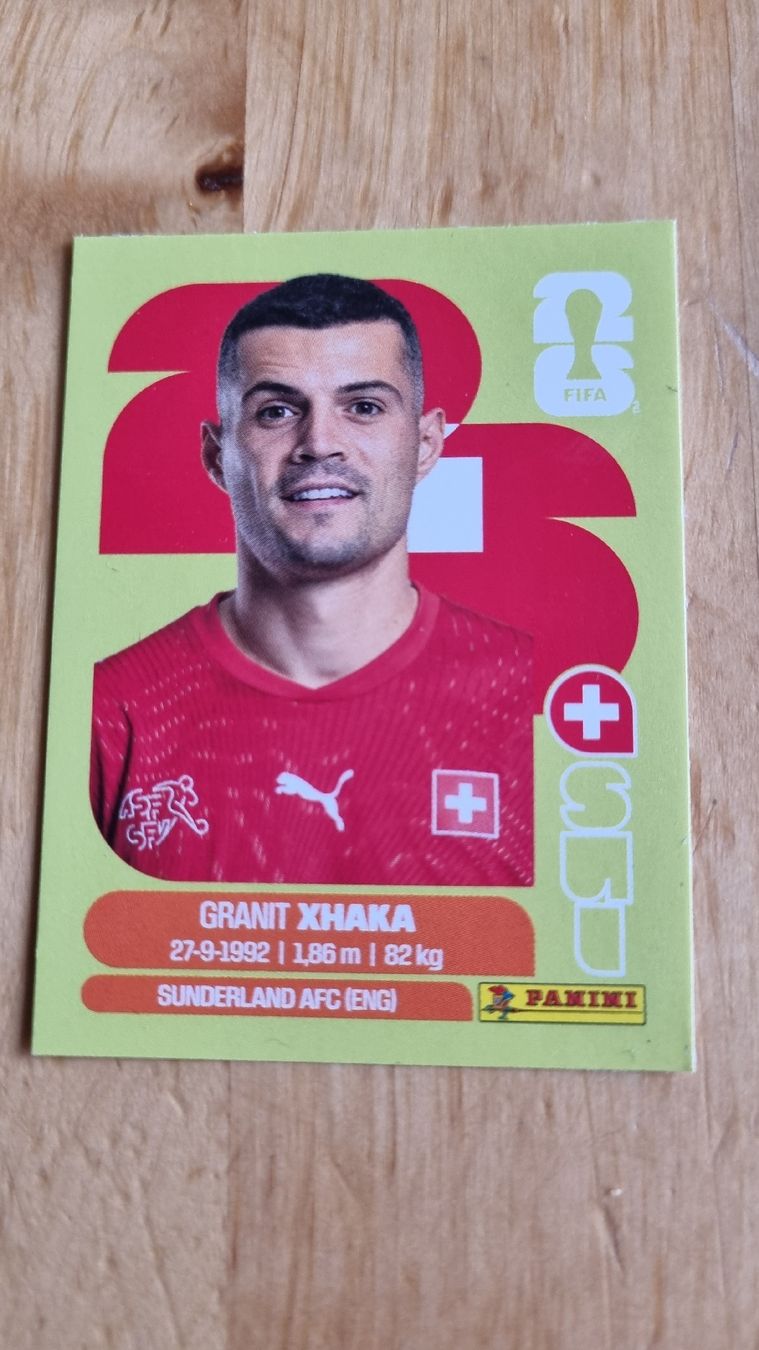 Panini Carte collezionabili: STICKER PANINI - GRANIT XHAKA SUI – Nuovo (secondo la descrizione) da Heimenschwand venduto da rog_p7h9