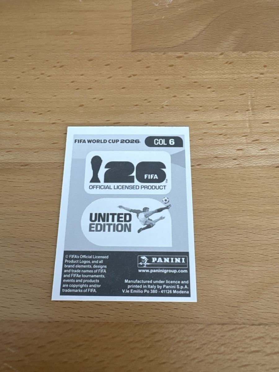 Panini Carte collezionabili: Panini Sticker Daniel Munoz WM 2026 neu COL 6  – Nuovo (secondo la descrizione) da Niederrohrdorf venduto da 92Fischli 1