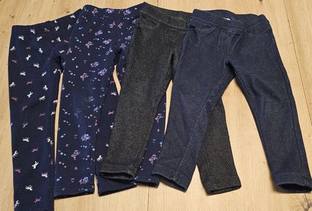 4x Thermoleggings Set gefüttert Grösse 104 