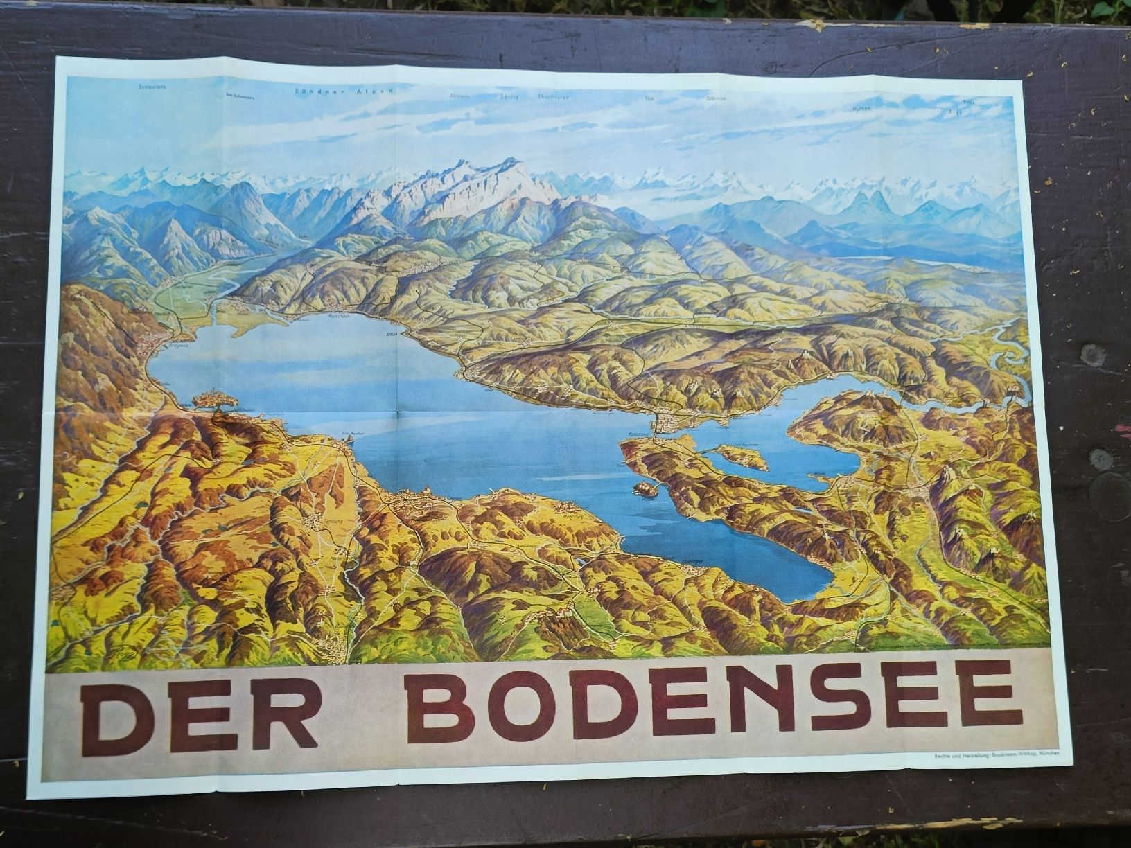 Documenti: Alter Prospekt / Der Bodensee - Ausgabe ca. 1930 – Usato da Brugg AG venduto da Ente015 1
