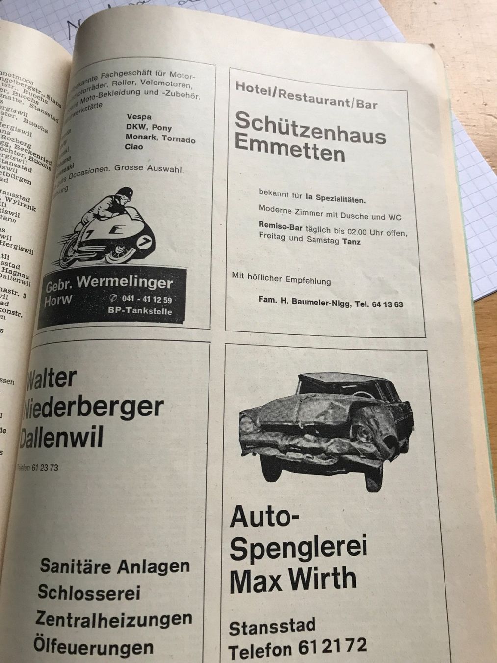 Kalender: Antiker Nidwaldner Kalender 1972 – Gebraucht aus Sachseln von basti1950 3