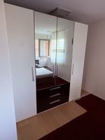 Wardrobe with Mirror Doors and Drawers, Like New