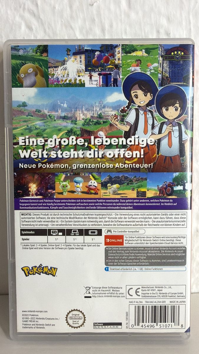 Nintendo Spiele: Pokemon Scarlet for Nintendo Switch - Like New! Great game! – Gebraucht aus Ehrendingen von bubulence 1