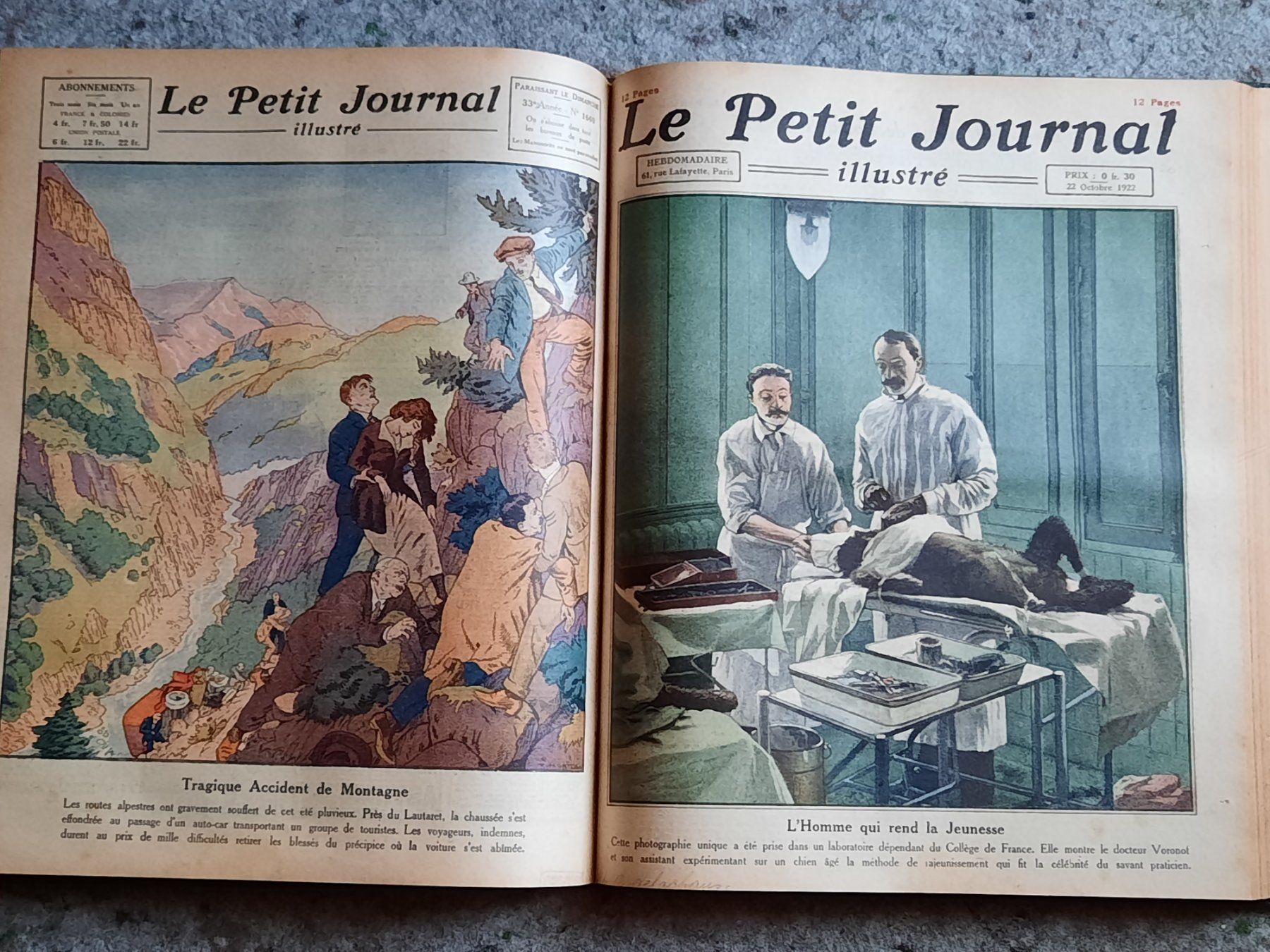 Riviste & Magazine: Le petit journal de 1922 – Usato da Murten venduto da Meryflo 2