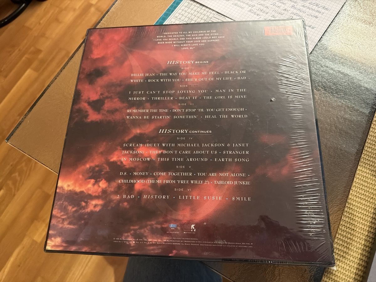 Dischi in vinile: Michael Jackson History First US Edition – Nuovo e nell'imballaggio originale da Solothurn venduto da Rginger12 2