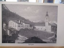 Kirche Splügen Postkarte   1